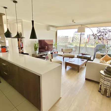 Apartamento Departamento Con Gran Vista A Pasos De Parque Arauco